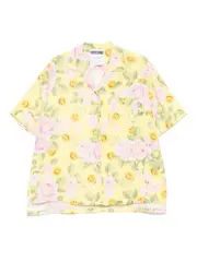 [Moschino] Moschino-X Smiley Camicia In Seta-Donna 38 IT