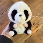 Aurora World Rolly Pet Precious Panda Plush. Pink cheeks and pink feet 6 inch