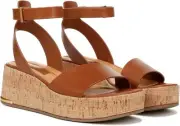 Franco Sarto Women's Terry Platform Cork Wedge Sandal