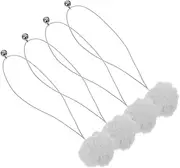 4pcs Interactive Cat Balls with Bell Replaceable Balls for Cat Trees and Scratching Posts Engaging Rope for and Natural Hunting Instincts