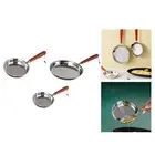 Round Griddle Cooking Pan Fry Pan Household Omelet Pan Flat Bottom Nonstick
