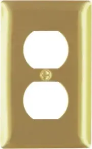 Legrand Pass & Seymour SB8PB Polished Brass Wall One Gang,