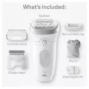 Braun Epilator Silk-épil 7, Hair Removal Device, Women Shaver & Trimmer, Wet/Dry