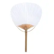 Lightweight Round Paper Fan Foldable for Creative Expression Hand Painting DIY