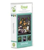 Space Party Cricut cartridge Aliens Space ship Planet Solar system Rocket