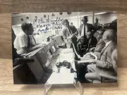 Milton Windler NASA Apollo 13 Flight Director Hand Signed 4x6 Photo TC46-4050