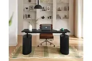Wesley Electric Black Home Office Desk