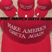 MAKE AMERICA GRETA AGAIN 2020 Inspired PARODY Climate Change EMBROIDERED 2020