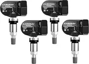 CARORAV TPMS Sensor GM, 4-Pack Tire Pressure Monitoring System Sensor Replacement for GM Chevy GMC Cadillac Buick, 315MHz OE Replaces for 13586335 13581558 13598771 13598772