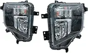 2x LED Front Bumper Fog Light Spot Lamp For Mitsubishi Triton Ute 2018-2022 L200
