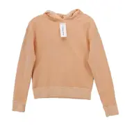 NWT Outdoor Voices Organic Cotton Terry Hoodie Peach Fuzz Washed Size XXS 2XS