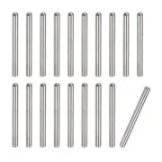 3.5x35mm Dowel Pins, 20pcs Round Head Flat Chamfered End Dowel Pin