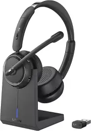 Wireless Bluetooth Headphone w/ Microphone (AI Noise Cancelling), NEW