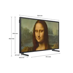 SAMSUNG 三星 32吋 The Frame 美學液晶顯示器 液晶電視 QA32LS03BBWXZW