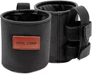Cup Holder For Bike | Oxford Cloth Water Bottle Holder Scratch-Resistant | Outdoor Bottle Holder For Camping, Scooter, Wheelchair | Drink Carrier For Cycling, Hiking, Travel Accessories