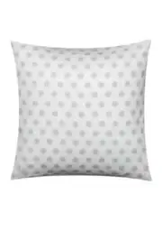 Vera Wang Freesia Euro Pillow Sham 26”X26” Linen Dot New in Package Set of 2
