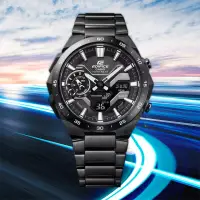 在飛比找momo購物網優惠-【CASIO 卡西歐】EDIFICE 方程式賽車藍芽手錶(E