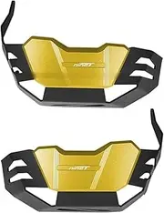 Shield R1200R R1200GS R 1200 GS R RnineT R NineT Motorcycle Engine Guards Cylinder Head Guards Protector Cover Cylinder Guard Bumper(Black Gold-RnineT)