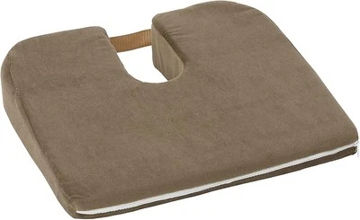 DMI Gradual Slope Seat Cushion for Coccyx, Sciatica and Tailbone Pain Used With