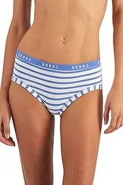 [Bonds] Women's Underwear Cottontails Midi Brief, Pack