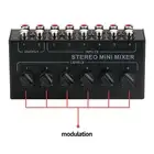 Mini Stereo Mixer Portable Compact Small Mixer for Stage Stage Performance