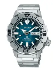 Seiko Automatic Diver's Silver and Blue Men's Watch SRPH75K