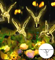 30 LED Warm White Dove String Light - Solar Powered