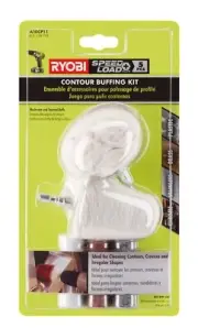 Ryobi 5-Piece Contour Buffing Kit For Chrome, Stainless, Brass & Plastic A10CP11