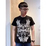 【AYLLON】JUST CAVALLI 男版 滿版獵豹款 短TEE 歐洲精品 現貨