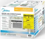 Midea MAW05R1WWT-T 5,000 BTU 150 Sq ft Window Air Conditioner with Remote, White