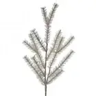 Cream Glitter Skip Pine Spray Faux Plants And Trees