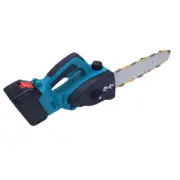 10in Electric Cordless Chainsaw Powerful Tree Trimming Wood Cutter Saw+2 Battery