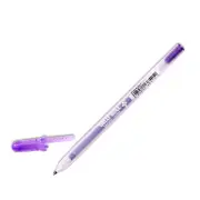 38541 Sakura Gelly Roll Silver Shadow Gel Pen, Bold Point, Purple, Box of 12