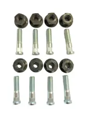 8)9/16" Stud for 7k-8k trailer Axle hub Bolt 8k Drums w/ 9/16" Swivel Flange Nut