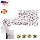Floral Full Sheet Set, Cool & Breathable Cotton Percale for Ultimate Comfort