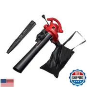 LawnMaster Red Edition BV1210 1201 Electric Blower Vacuum Mulcher 12 Amp 2-Sp