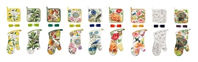 Michel Design Works Kitchen Oven Mitt, Potholder & Swedish Dishcloth Set