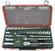 KC Tools A13258 - Socket Set 35 Piece Metric/AF 3/8" Drive