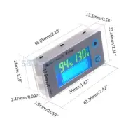 NEW 10-100V Universal Battery Capacity Voltmeter Tester LCD Lead-acid Indicator