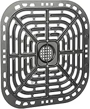 24x23cm Air Fryer Grill Pan for Instants Plus 6QT Air Fryer, Upgraded Grill Pan Crisper Plate Tray Non Stick Coating Air Fryer Accessories Rack, Air Fryer Replacement Parts,