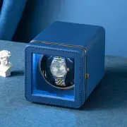 Winder Watch Box Auto Rotator Single Mechanical Silent Display Organizer PU Case