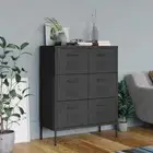 Industrial Steel Chest Drawers Cabinet Dresser Table Tallboy Sideboard Storage