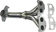 Shuogoufeng Store Compatible With Nissan Compatible With Sentra 2002-2006 Compatible With Spec V 2.5L QR25DE Stainless Steel Header Exhaust Manifold Pipe