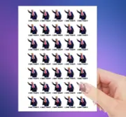 100 x Trump I did That Stickers Decal - 1.1 x 1.2 Inches Each