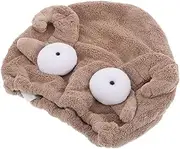 Coral Fleece Dry Hair Hat Shower Cap Hair Towel for Women Quick Drying Hair Towel Wrap Hair Drying Towel Wrap Creative Women Drying Towel Bathroom Hair Towel Hat Dry Hair Cap