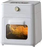 8L Smart Air Fryer Oven Oil Free Hot Air Baking Touch Screen Electric Airfryer Machine with Multi Grilled Accessories, 360° Hot Air Fryer,Grey Little Surprise