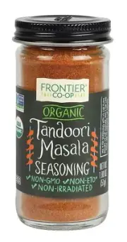 Frontier Organic Seasoning, Tandoori Masala, 1.8 Ounce PACK OF 3