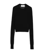 Circle-necked sweater XXS,XS Black