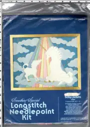 Unicorn & Baby Picture ©1982 Something Special Longstitch Needlepoint Kit #30284