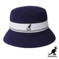 在飛比找momo購物網優惠-【KANGOL】BERMUDA STRIPE 漁夫帽(藍色)